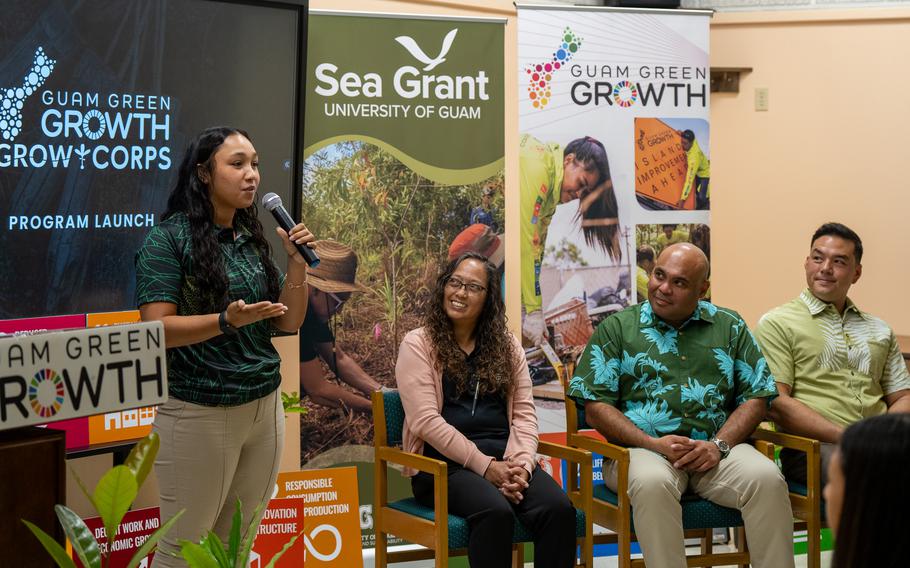 Guam Green Growth GROW Corps member Jove Root says she is ready to give back to the community and support the restoration work.