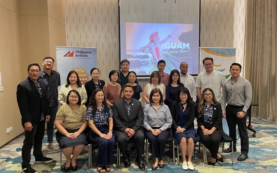 Group photo of the GVB delegation, Philippine Airlines representatives and various travel agents during the GVB & Philippine Airlines’ Guam Product Update Seminar.