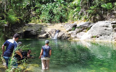 Photo Of Relaxing at San Carlos Falls and Swimming Hole on Guam